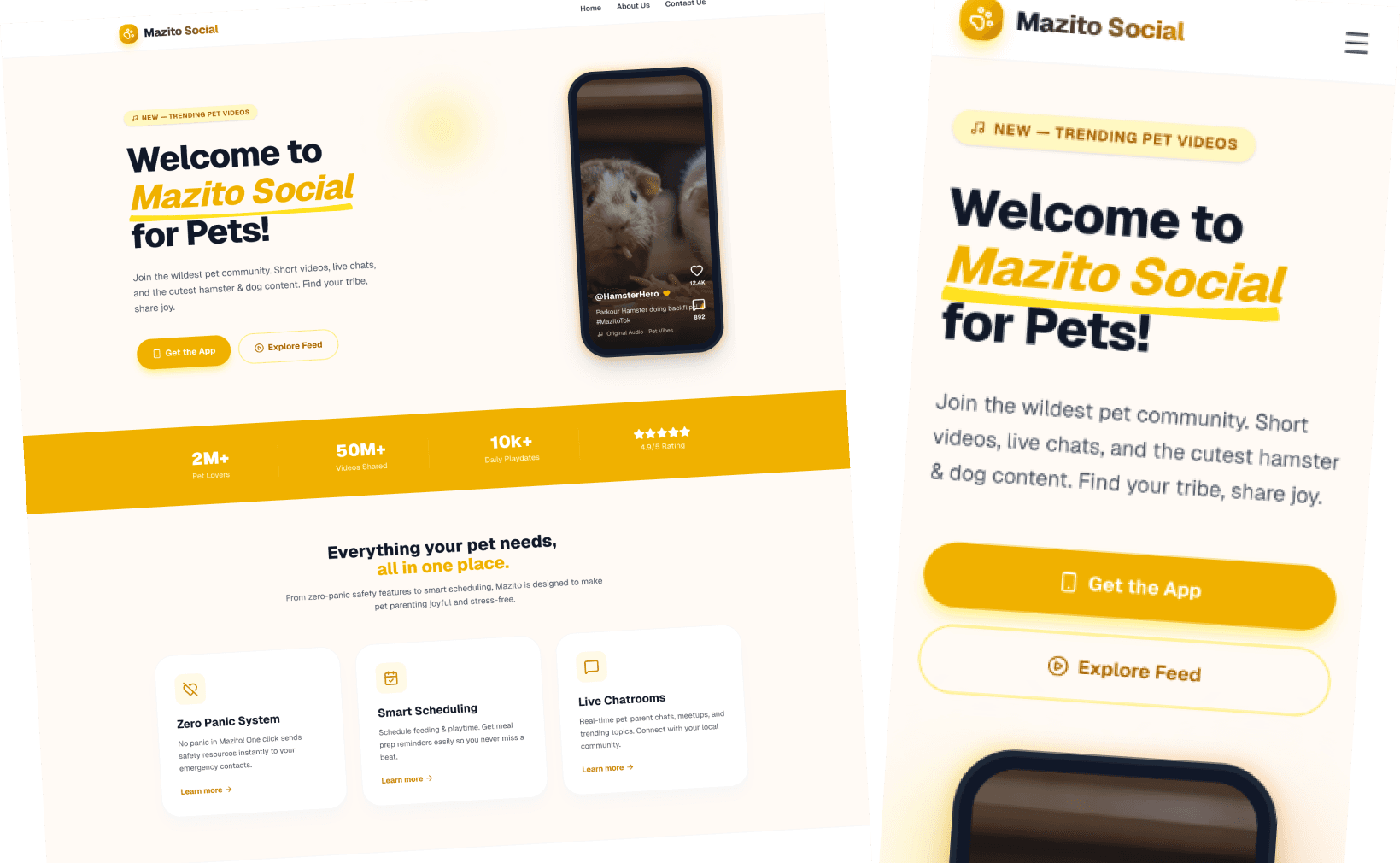 MazitoS — Web Platform & Admin Panel